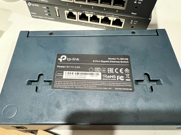 TP-LINK TL-SG108 8-Port Gigabit Desktop Switch 