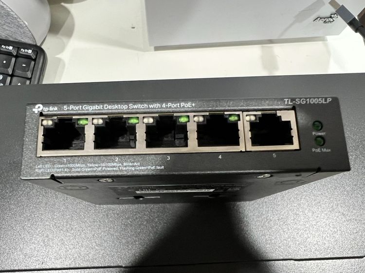 Tp link TL-SG1005LP สวิตช์ 5-Port Gigabit Desktop Switch with 4-Port PoE+ รูปที่ 2