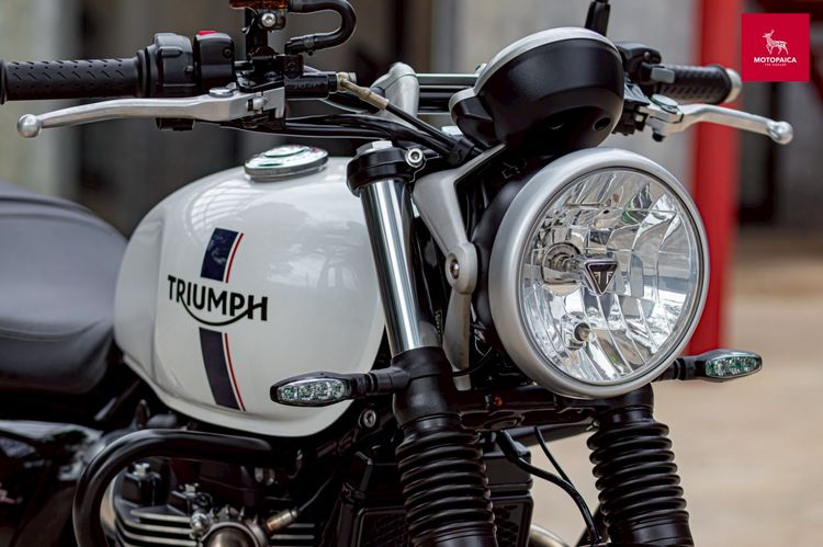Triumph Streettwin900 ปี2018 สีขาวหายาก วิ่งน้อย7,000km. ใหม่มาก รูปที่ 11