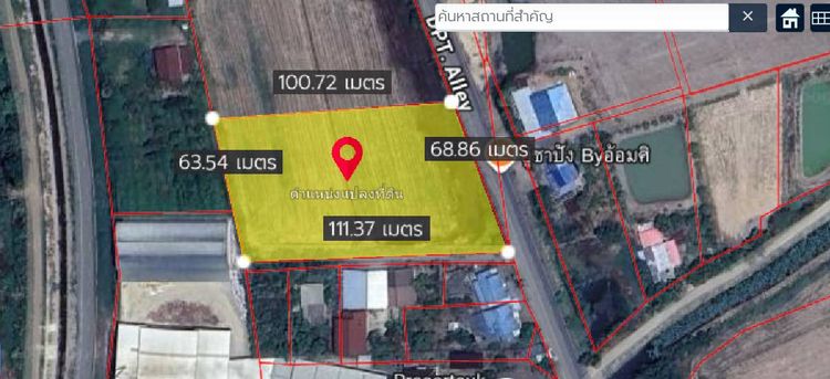 ขายที่ดิน 4 ไร่ ต.ท่าช้าง อ เมืองนครนายก ติดถนนดำหน้ากว้าง 70 ม รูปที่ 3