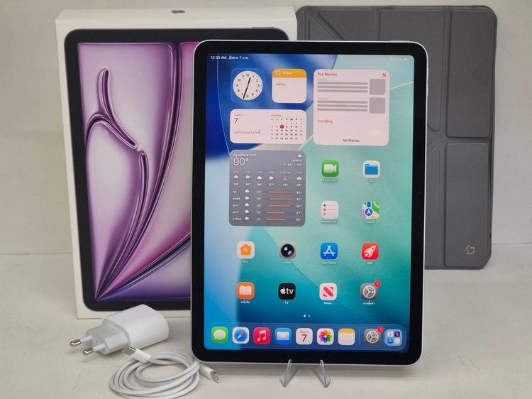 Apple 256 GB iPad Air 11-inch M4 Wi-Fi 256GB สีม่วง อายุประมาณ 1 เดือน ประกันศูนย์ถึง 23 พ.ค. 2027