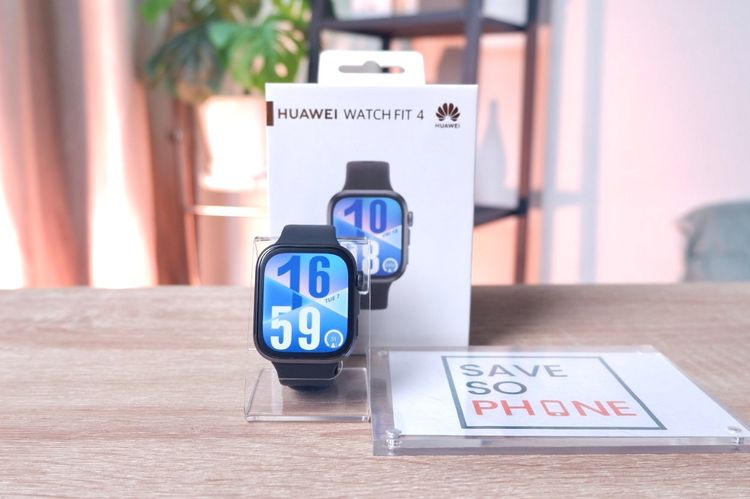 อื่นๆ ดำ Huawei WATCH Fit 4 43MM. สี Black เครื่องสวย ราคาเพียง 2,490.- มีประกันร้าน 60วัน