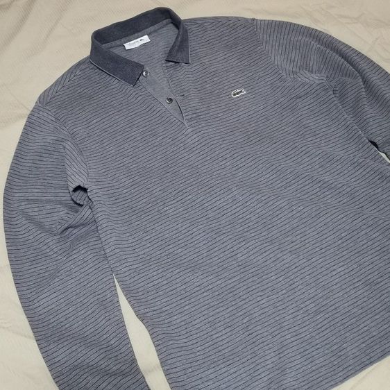 🐊 LACOSTE Long Sleeve Polo (Made in Japan) 🇯🇵 รูปที่ 5