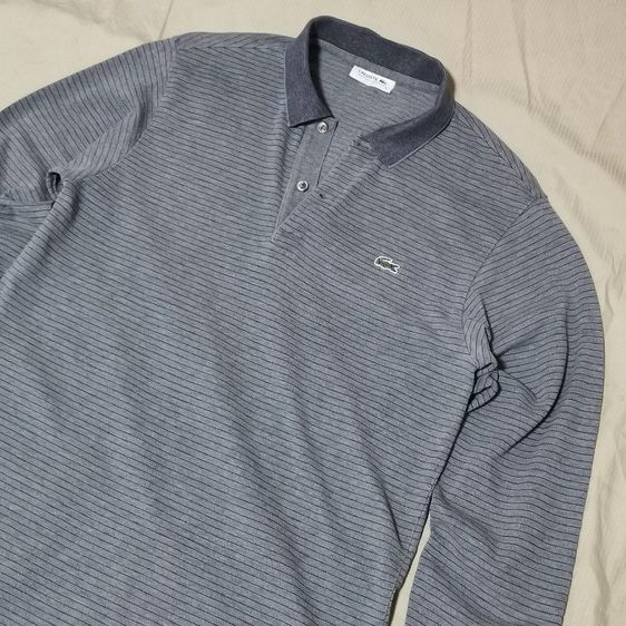 🐊 LACOSTE Long Sleeve Polo (Made in Japan) 🇯🇵 รูปที่ 6