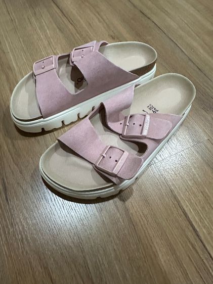 ชมพู รองเท้า Birkenstock Papillio Arizona Chunky Platform Sandal