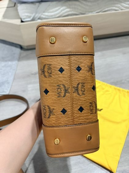 MCM München VI Tote Small สี Cognac สภาพใหม่ อุปกรณ์ครบ ช้อปไทย รูปที่ 3