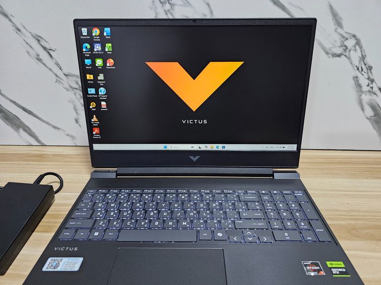 HP Victus Gaming Ryzen7 7445Hs+Ram16DDR5+ RTX 30506Gb+15.6" FHD IPS+เครื่องสวย ประกันศูนย์ รูปที่ 2