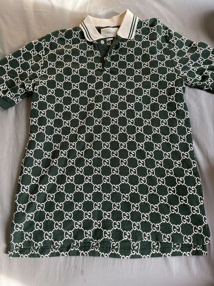 GUCCI GG Cotton piquet polo shirt