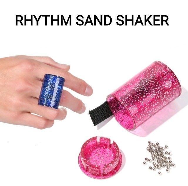 RHYTHM SAND SHAKER ลูกแซ็กแบบแหวน เครื่องดนตรีขนาดพกพา ราคาต่อชิ้น