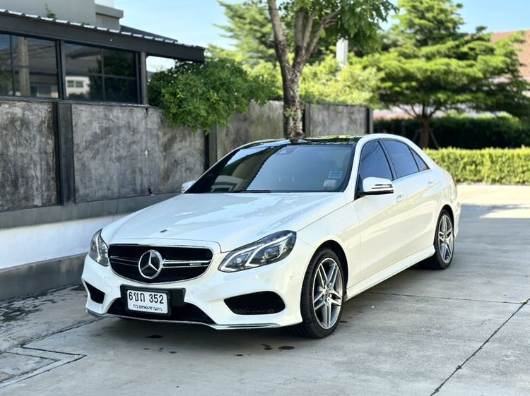 Mercedes-Benz E-Class 2015 E300 2.2 BlueTEC Hybrid AMG Dynamic Sedan Hybrid (Diesel) เกียร์อัตโนมัติ ขาว รูปที่ 4