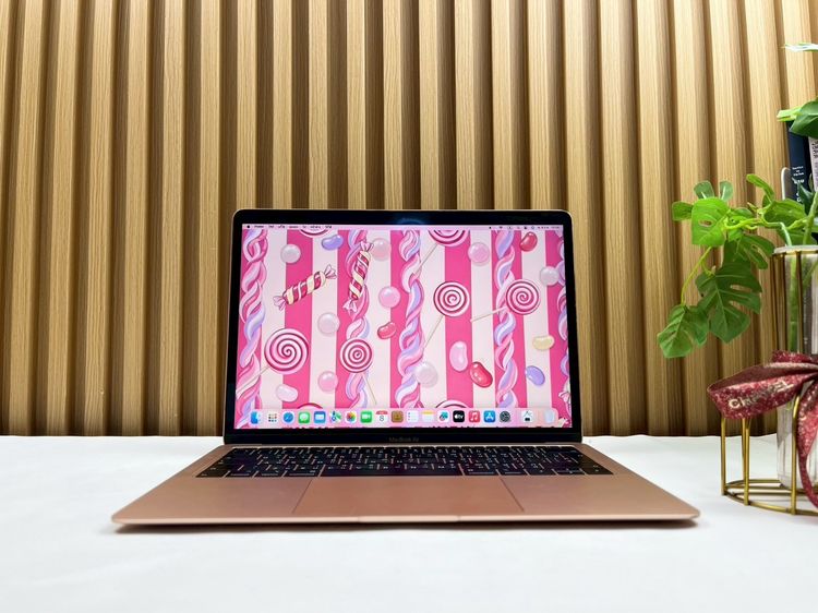 Apple แมค โอเอส 8 กิกะไบต์ อื่นๆ ไม่ใช่ MacBook Air 13-inch Core i5 Retina 2019 Ram8GB SSD256GB Glod 