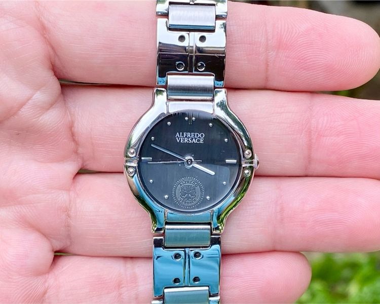 เทา นาฬิกาAlfredo Versace Vintage Watch 