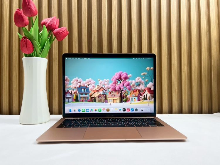 Apple แมค โอเอส 8 กิกะไบต์ อื่นๆ ไม่ใช่ MacBook Air 13-inch Core i5 Retina 2019 Ram8GB SSD256GB Glod