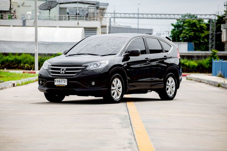 Honda CR-V 2014 2.0 E 4WD Utility-car เบนซิน ไม่ติดแก๊ส เกียร์อัตโนมัติ ดำ รูปที่ 3