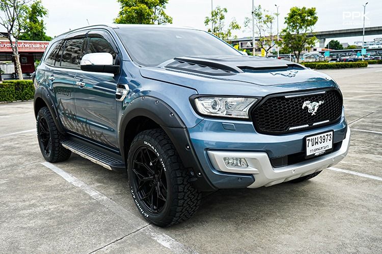 Ford Everest 2016 3.2 Titanium+ 4WD Utility-car ดีเซล ไม่ติดแก๊ส เกียร์อัตโนมัติ ฟ้า รูปที่ 3
