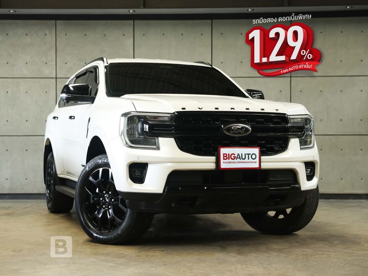 รถ Ford Everest 2.0 Turbo Sport สี ขาว