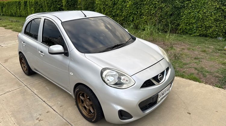 Nissan March 2014 1.2 VL Sedan เบนซิน ไม่ติดแก๊ส เกียร์อัตโนมัติ เขียว รูปที่ 2