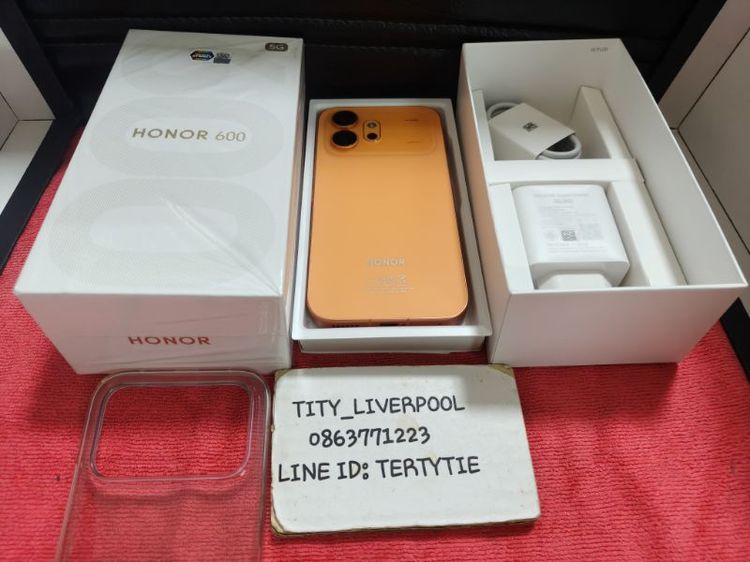 ขาย Honor 600 5G สี Orange เครื่องศูนย์ไทย ประกันเหลือเกือบ 2 ปี
