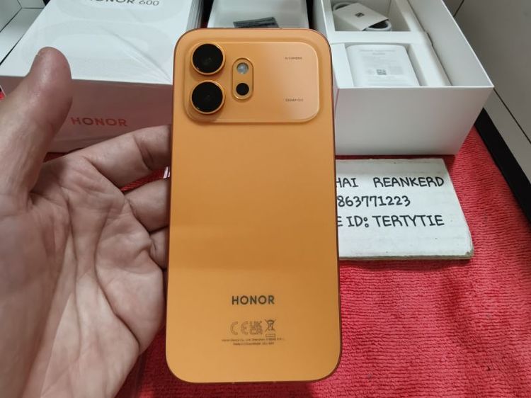 ขาย Honor 600 5G สี Orange เครื่องศูนย์ไทย ประกันเหลือเกือบ 2 ปี รูปที่ 4