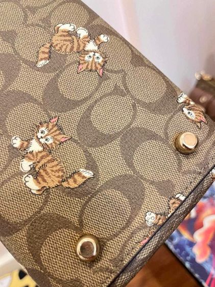 Coach Rowan Satchel หมอน10" คอลเลคชั่นลูกแมวเต้นรำ ของแท้100" รูปที่ 11