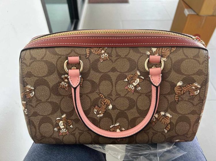 Coach Rowan Satchel หมอน10" คอลเลคชั่นลูกแมวเต้นรำ ของแท้100" รูปที่ 18
