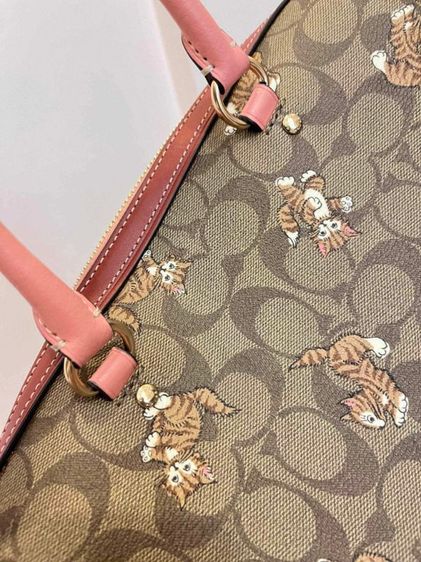 Coach Rowan Satchel หมอน10" คอลเลคชั่นลูกแมวเต้นรำ ของแท้100" รูปที่ 8