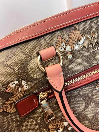 Coach Rowan Satchel หมอน10" คอลเลคชั่นลูกแมวเต้นรำ ของแท้100" รูปที่ 6