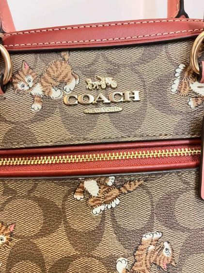 Coach Rowan Satchel หมอน10" คอลเลคชั่นลูกแมวเต้นรำ ของแท้100" รูปที่ 9