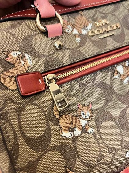 Coach Rowan Satchel หมอน10" คอลเลคชั่นลูกแมวเต้นรำ ของแท้100" รูปที่ 3