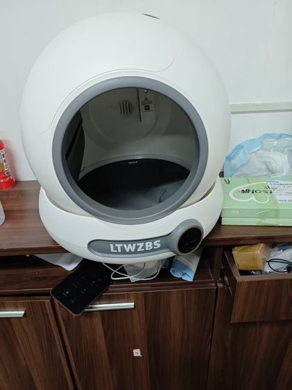 ห้องน้ำแมวอัตโนมัติ สั่งงานด้วยมือถือมีwifi แอฟเป็นภาษาไทยรุ่นใหม่ รูปที่ 2