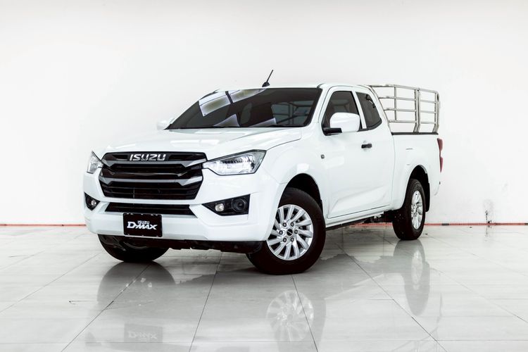 Isuzu D-MAX 2022 1.9 S Pickup ดีเซล ไม่ติดแก๊ส เกียร์อัตโนมัติ ขาว