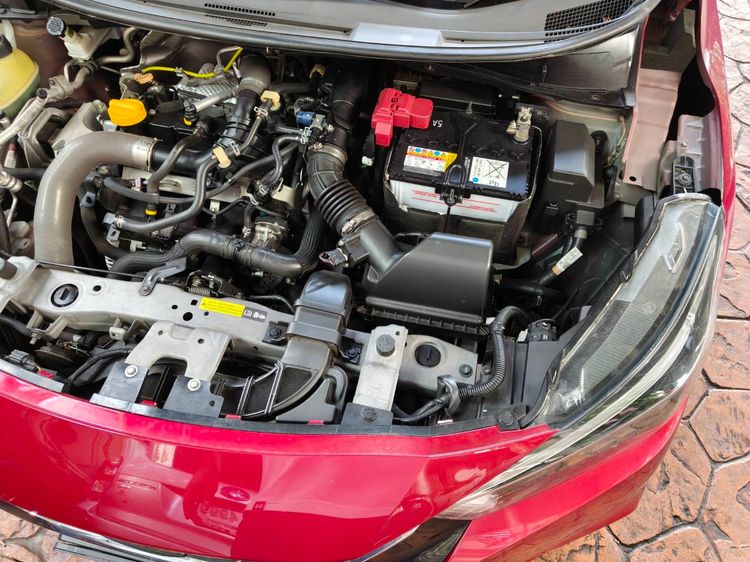 Nissan Almera 2020 1.0 V Sedan เบนซิน ไม่ติดแก๊ส เกียร์อัตโนมัติ แดง รูปที่ 3