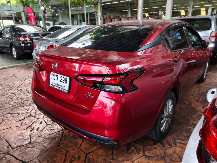 Nissan Almera 2020 1.0 V Sedan เบนซิน ไม่ติดแก๊ส เกียร์อัตโนมัติ แดง รูปที่ 4