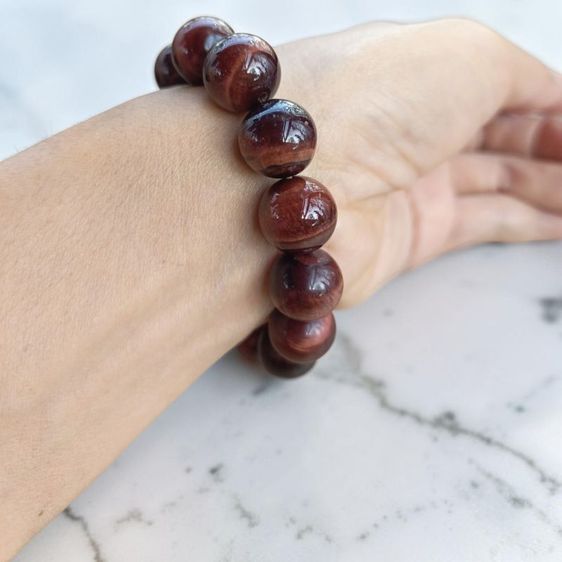 สร้อยข้อมือหินตาเสือสีแดง(Red Tiger Eye)
