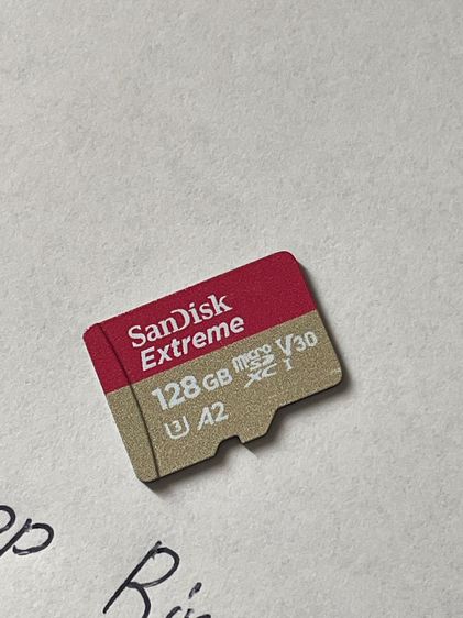 SanDisk Extreme 128gb microSDการ์ด ของแท้ ใช้งานน้อย รูปที่ 3