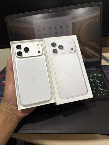 256 GB iPhone 17 Pro Max 256GB Silver เดิมๆ สวยใส ไร้รอยแบต 100% ปกศ. ยาวๆ รับเทรินทุกรุ่นสอบถามได้คัฟ