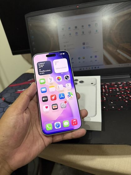iPhone 17 Pro Max 256GB Silver เดิมๆ สวยใส ไร้รอยแบต 100% ปกศ. ยาวๆ รับเทรินทุกรุ่นสอบถามได้คัฟ รูปที่ 7