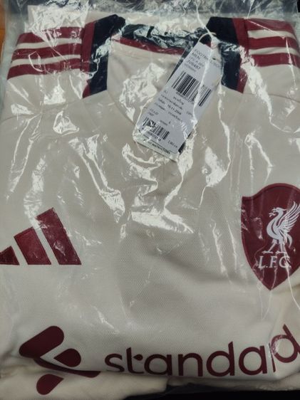 เสื้อฟุตบอล Liverpool FC 2025/26 ชุดเยือน (Wonder White) ไซส์ L