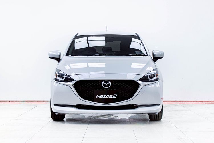 Mazda Mazda 2 2022 1.3 C Sports Sedan เบนซิน ไม่ติดแก๊ส เกียร์อัตโนมัติ ขาว รูปที่ 4