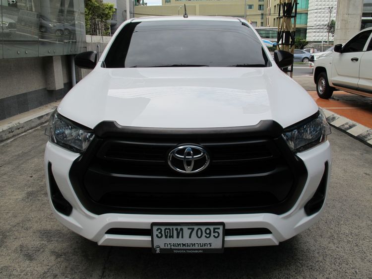 Toyota Hilux Revo 2022 2.4 Entry Pickup ดีเซล ไม่ติดแก๊ส เกียร์ธรรมดา ขาว รูปที่ 3