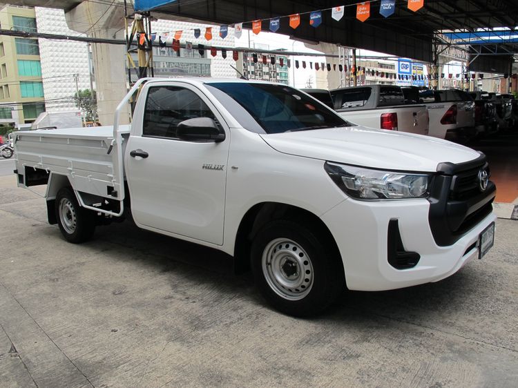Toyota Hilux Revo 2022 2.4 Entry Pickup ดีเซล ไม่ติดแก๊ส เกียร์ธรรมดา ขาว รูปที่ 2