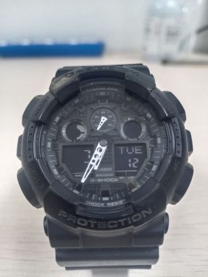 ดำ นาฬิกา casio g-shock ga100 ของแท้ ใช้งานได้ทุกฟังก์ชั่น กันน้ำ