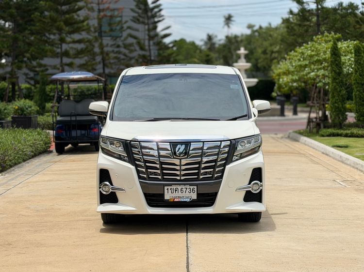 Toyota Alphard 2015 2.5 S C-Package Utility-car เบนซิน ไม่ติดแก๊ส เกียร์อัตโนมัติ ขาว รูปที่ 2