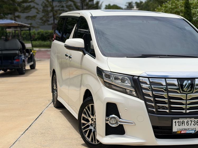 Toyota Alphard 2015 2.5 S C-Package Utility-car เบนซิน ไม่ติดแก๊ส เกียร์อัตโนมัติ ขาว รูปที่ 4