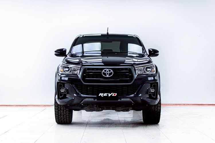 Toyota Hilux Revo 2019 2.4 Prerunner G Rocco Pickup ดีเซล ไม่ติดแก๊ส เกียร์ธรรมดา ดำ รูปที่ 4