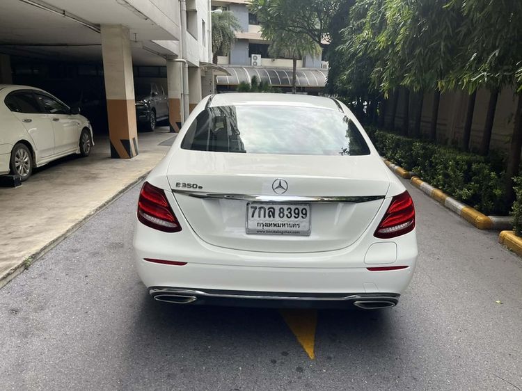 Mercedes-Benz E-Class 2018 E350e Sedan ไฮบริด ไม่ติดแก๊ส เกียร์อัตโนมัติ ขาว รูปที่ 2