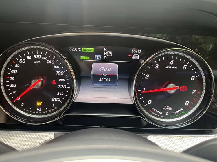 Mercedes-Benz E-Class 2018 E350e Sedan ไฮบริด ไม่ติดแก๊ส เกียร์อัตโนมัติ ขาว รูปที่ 3