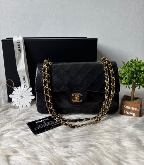 Ch🖤nel Classic Vintage Double Flap มือสองแท้💯