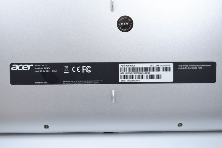 ACER ASPIRE LITE 15 Ryzen 5 7430U RAM16.512GB  รูปที่ 14