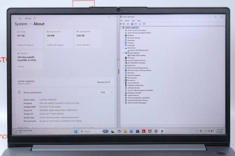 Lenovo IdeaPad 3 Core i3-1215U RAM16.512GB  รูปที่ 2